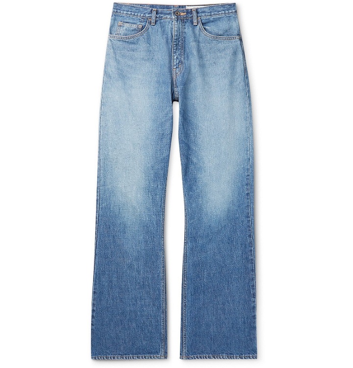 Photo: KAPITAL - Flared Selvedge Denim Jeans - Blue