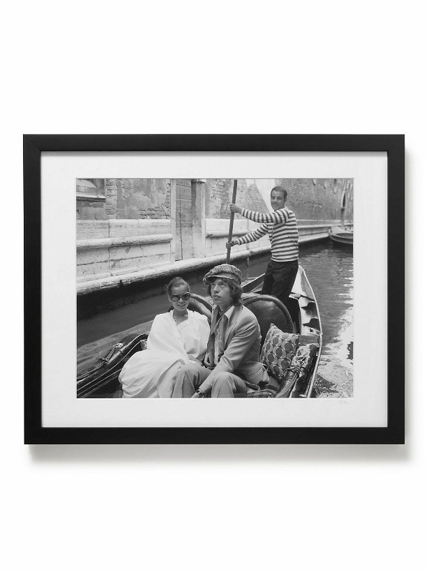 Photo: Sonic Editions - Framed 1971 The Jaggers on Honeymoon Print, 16&quot; x 20&quot;