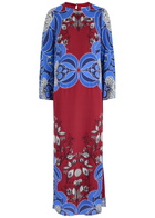 Borgo DE Nor Capucine Printed Maxi Dress Blue