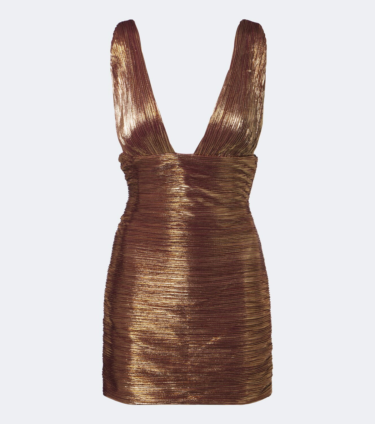 Retrofête Mita lamé minidress