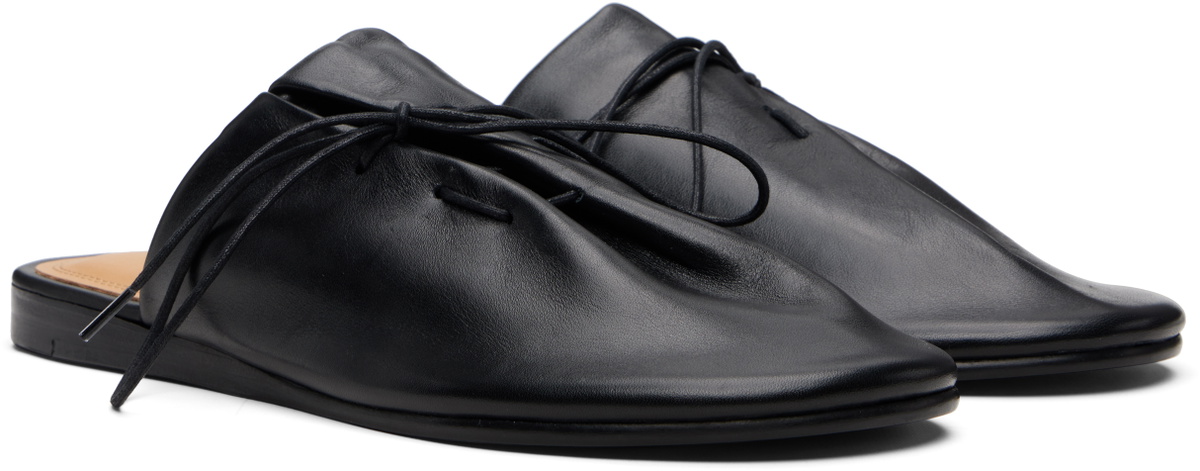 POST ARCHIVE FACTION (PAF) Black Drifter Slip-on Loafers