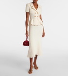 Self-Portrait Knitted midi dress