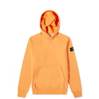 Stone Island Junior Popover Hoody in Orange