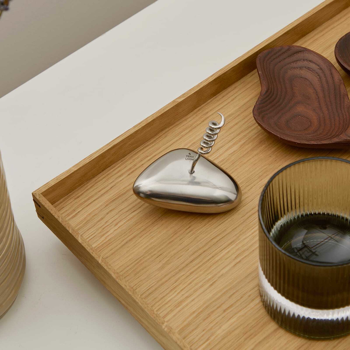 ferm LIVING Orevo Corkscrew in Stainless Steel 