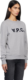 A.P.C. Gray Standard Grand 'VPC' Sweatshirt