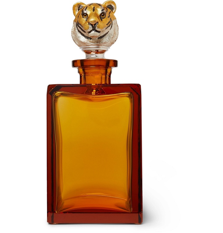 Photo: Asprey - Sterling Silver and Crystal Decanter - Yellow