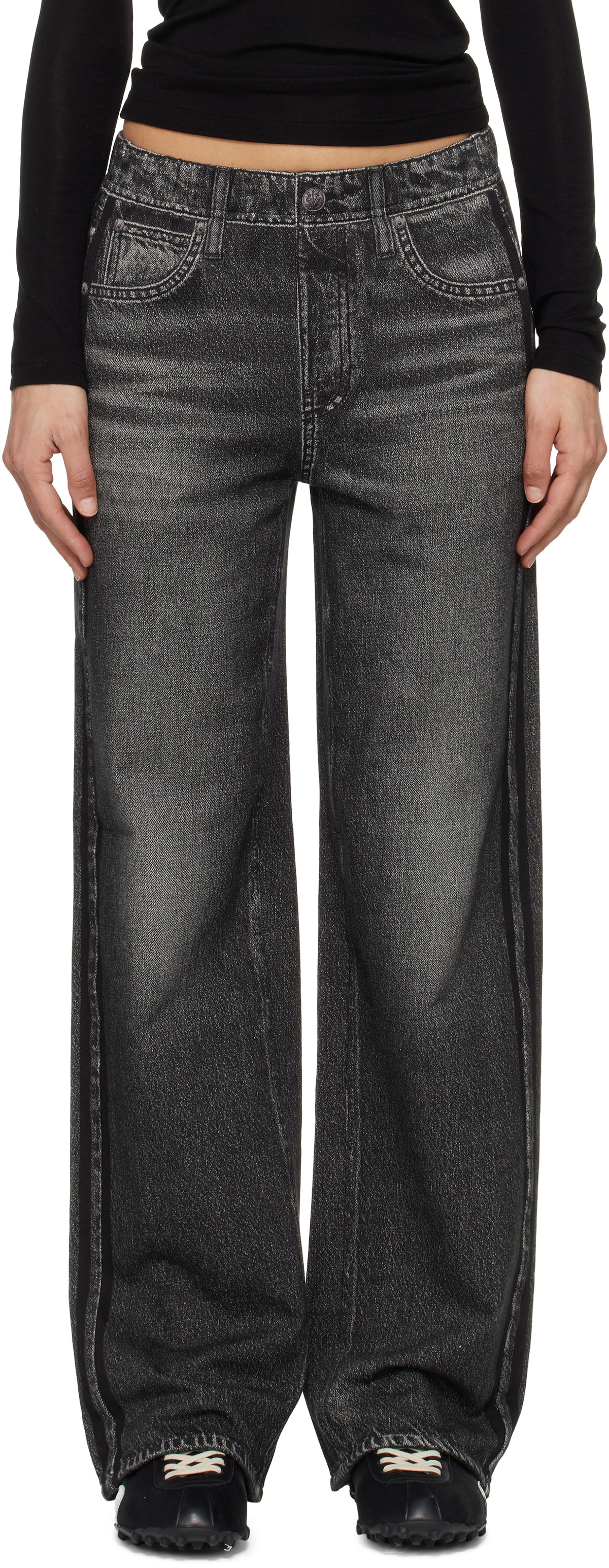Pantalon Large Miramar Rag & Bone Taille L Femme - Occasion En Parfait état, Coupe Wide-leg En Coton