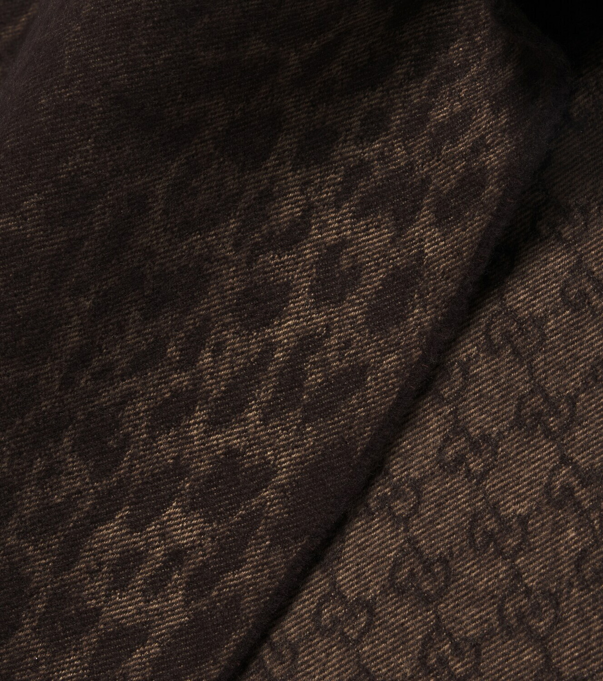 Gucci GG jacquard wool scarf