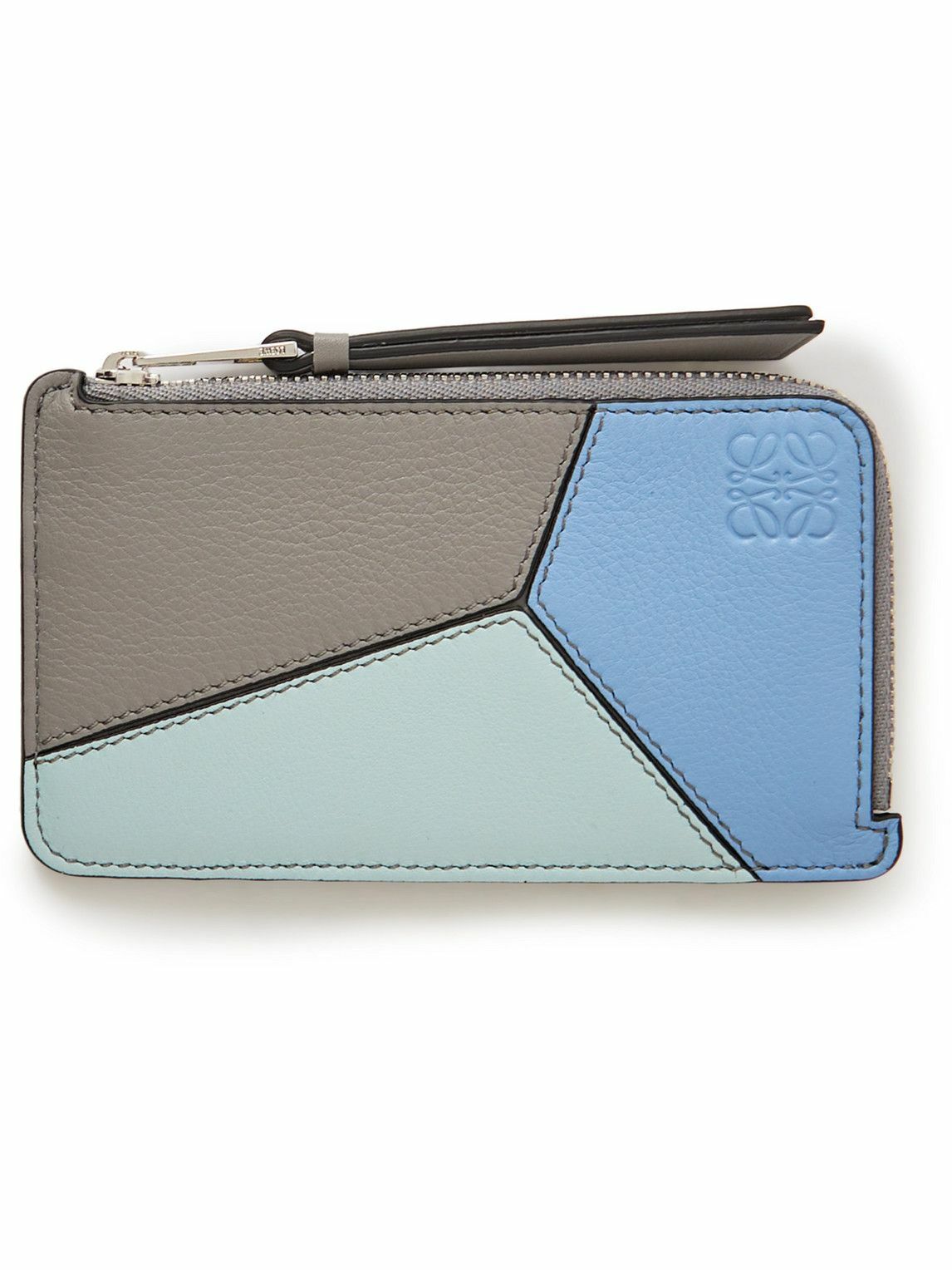 【関税送料込】LOEWE Puzzle Zip Cardholder カードホルダー Loewe - Puzzle Logo-Debossed Full-Grain Leather Zipped