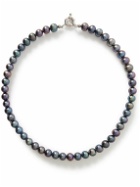POLITE WORLDWIDE® - Night Sterling Silver Pearl Necklace