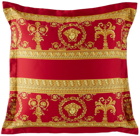 Versace Black & Red 'I Love Baroque' Pillow