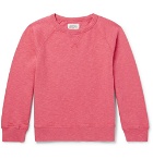 Hartford - Boys Ages 2 - 12 Mélange Loopback Cotton-Jersey Sweatshirt - Men - Pink