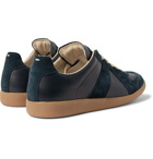 Maison Margiela - Replica Suede and Leather Sneakers - Men - Navy