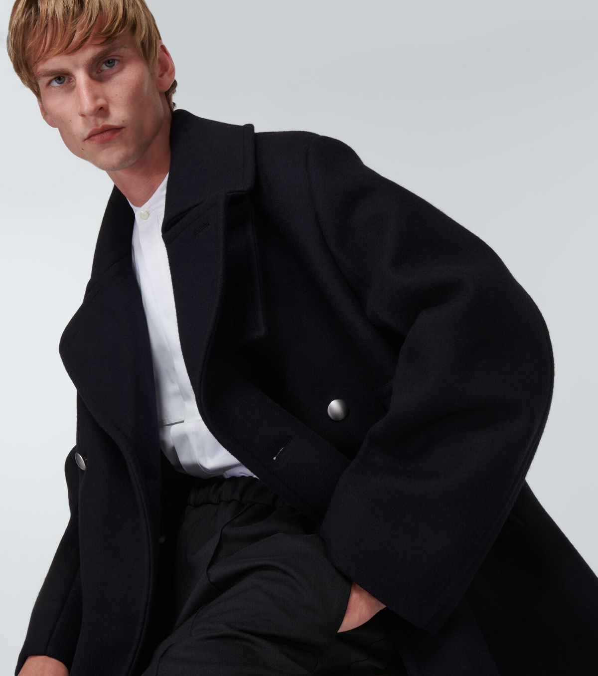 コート Jil Sander FW24 PEACOAT (J40AM0106J40004 276) Jil Sander - Wool peacoat Jil Sander