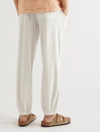 Vilebrequin - Play Tapered Cotton-Blend Terry Trousers - White