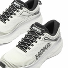 HOKA ONE ONE Women's Bondi 7 Sneaker in White/Black