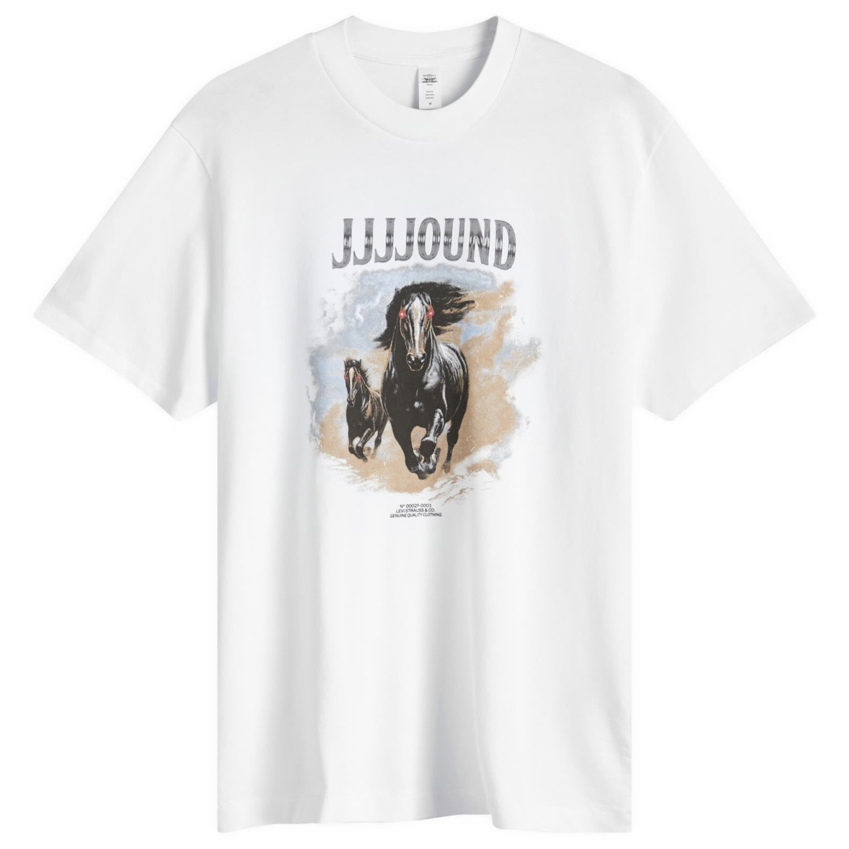 Levi's Men's Levis x jjjjound Graphic T-Shirt in Grey Levi's Red