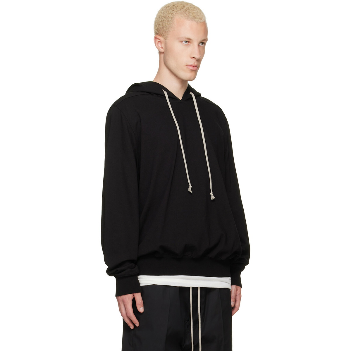 Rick Owens Black Tower Hoodie