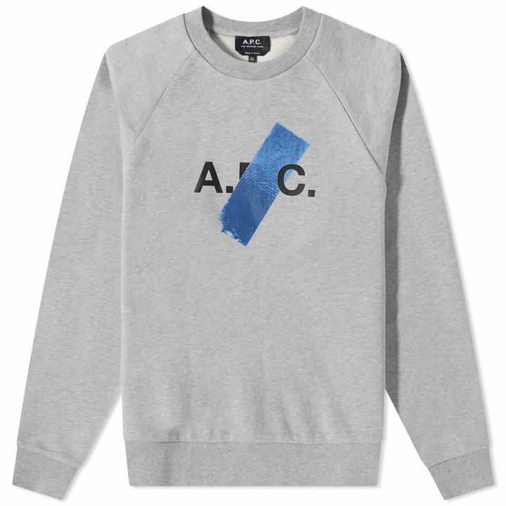 Photo: A.P.C. Shiba Painted Logo Crew Sweat