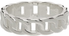 Hatton Labs Silver Mini Cuban Chain Ring