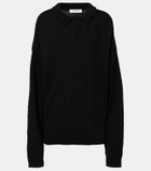 Aya Muse Oversized cotton polo sweater
