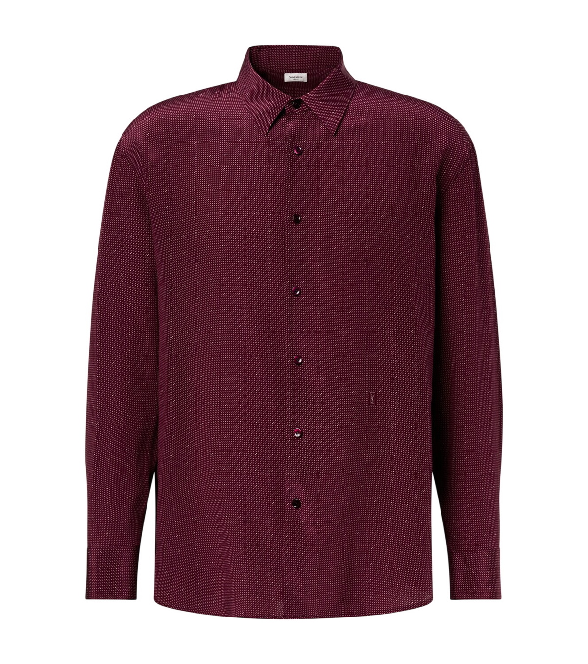 SAINT LAURENT - Camp-Collar Paisley-Print Silk Shirt - Blue Saint