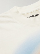 POLITE WORLDWIDE® - Utopia Printed Cotton-Jersey T-Shirt - White