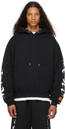 Heron Preston Black Heron Brushed Hoodie