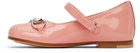 Gucci Baby Pink Horsebit Ballet Flats