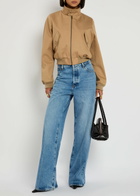 Frame The Harrington Cotton Jacket Camel