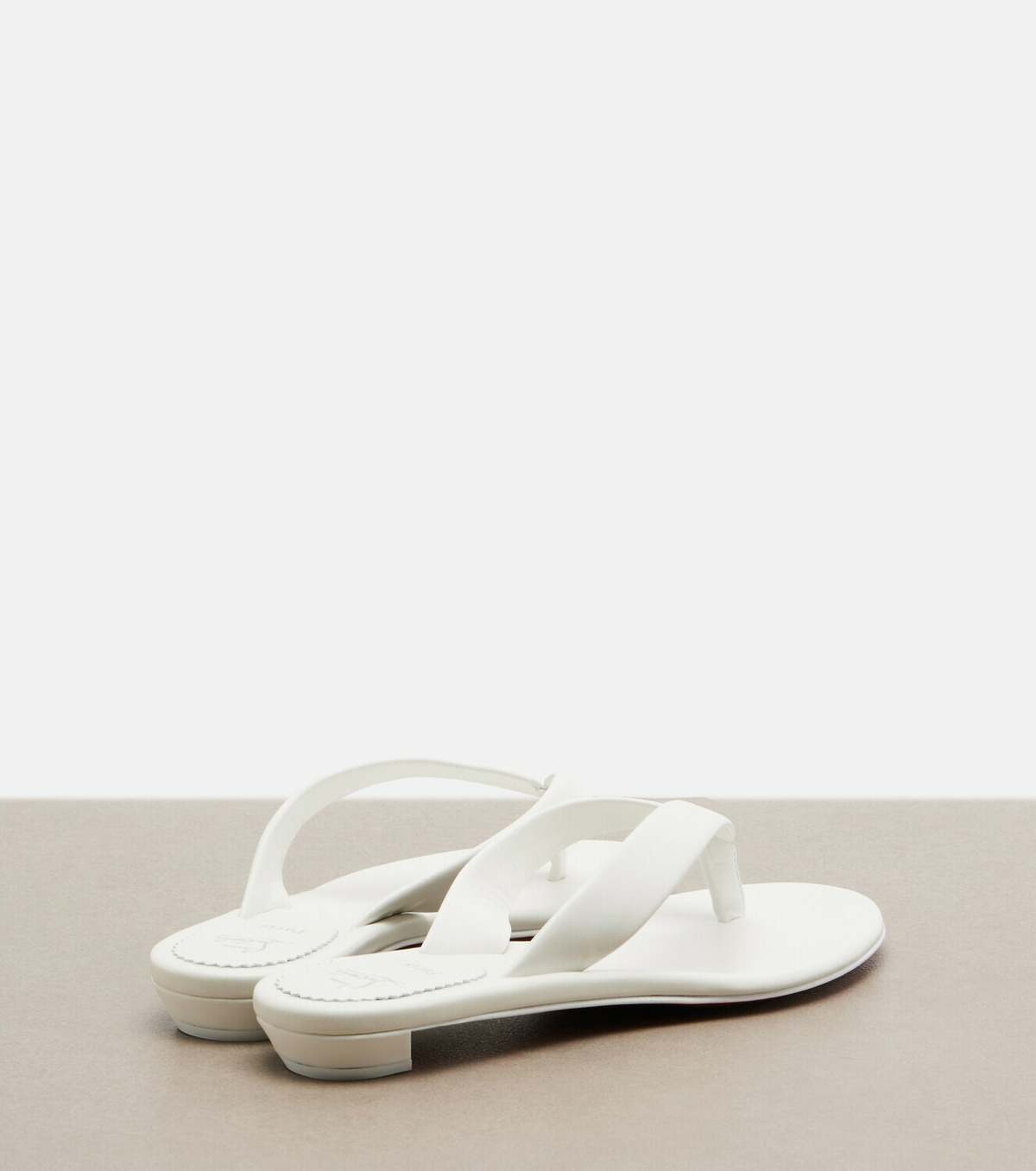 Christian Louboutin Miss Z leather thong sandals