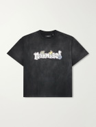 NAHMIAS - Boardwalk Logo-Print Cotton-Jersey T-Shirt - Black