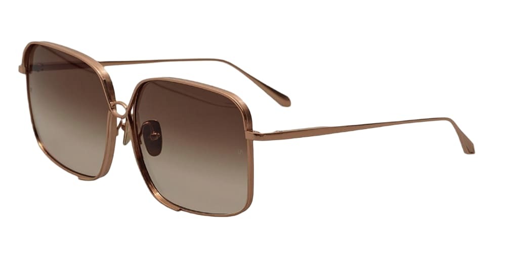 Linda Farrow Genevieve - Rose Gold Sunglasses