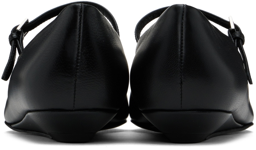 Loulou Studio Black Micheline Ballerina Flats