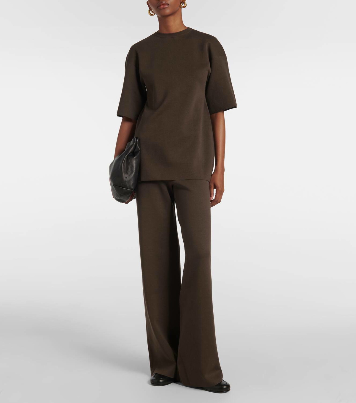 Fforme Dwyn wool and cotton-blend T-shirt