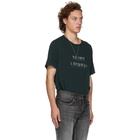 Saint Laurent Green Western Logo T-Shirt