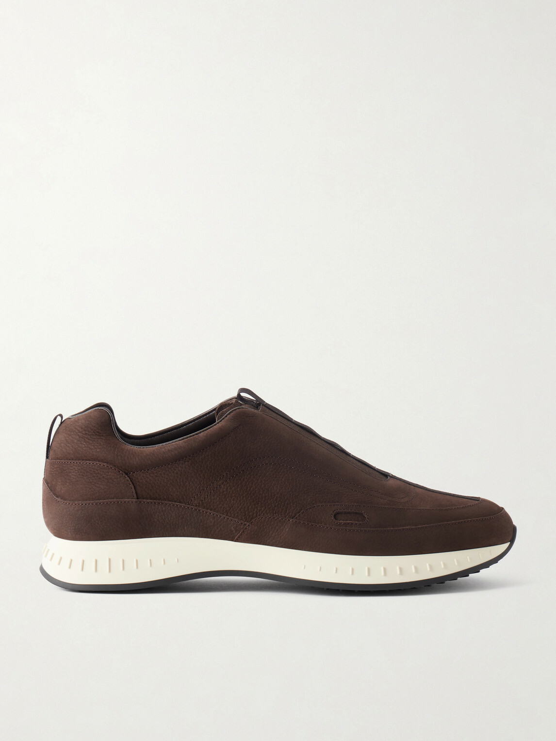 John Lobb - Elastic Stream Nubuck Sneakers - Brown