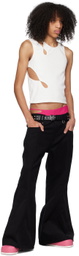 Marshall Columbia White Cutout Tank Top