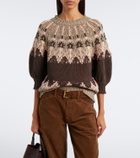 Altuzarra Marty Fair Isle cotton sweater