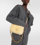 Loewe Goya Puffer Mini shearling shoulder bag