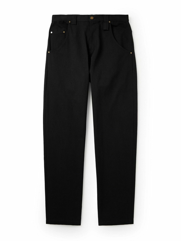 Photo: Willy Chavarria - Bad Boy Wide-Leg Jeans - Black