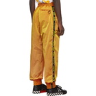 Off-White Orange Nylon Track Pants