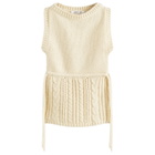 Peachy Den Women's Gabrielle Knit Vest in Buttercup