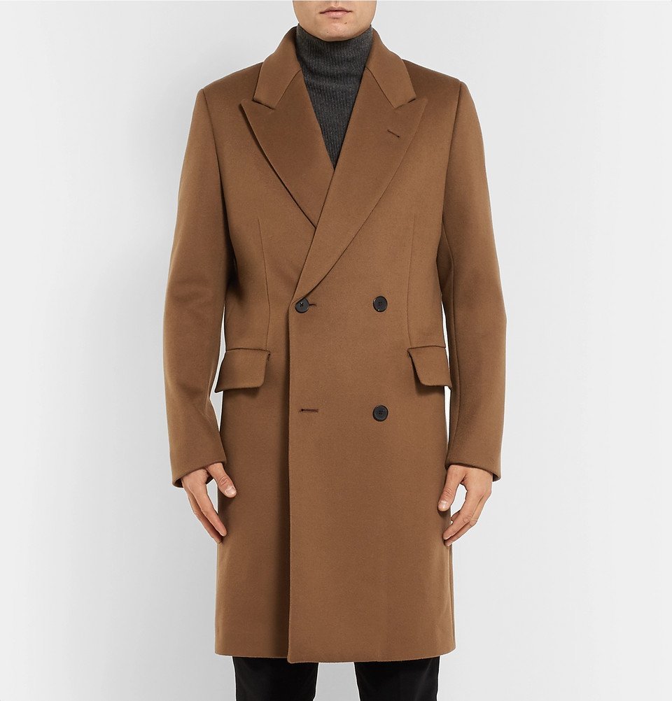 The Row - Mickey Double-Breasted Super 180s Wool Coat - Camel The Row