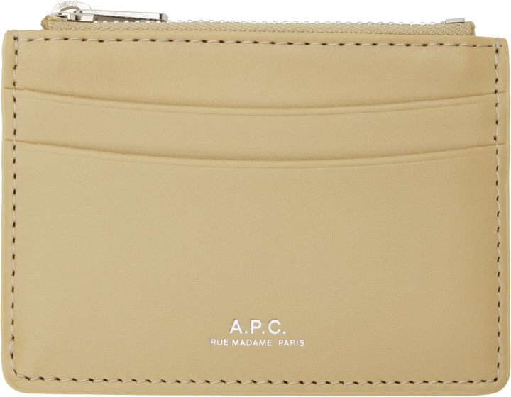 Photo: A.P.C. Beige Paris Card Holder