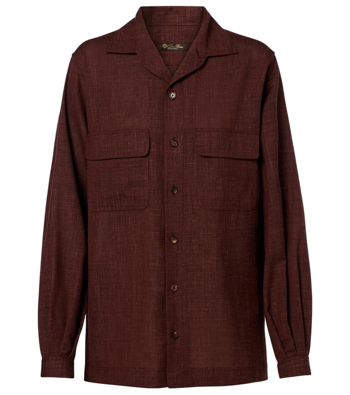 Photo: Loro Piana Ida wool, silk, and linen shirt