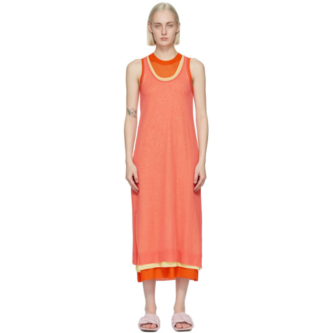 Photo: JW Anderson Orange Layered Tank Dress