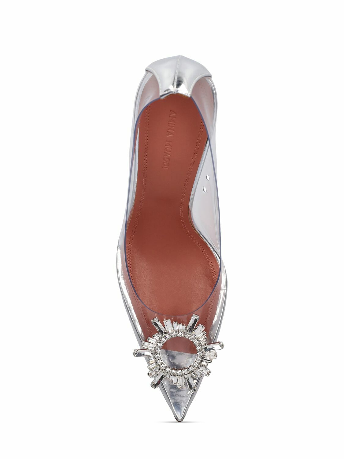 AMINA MUADDI - 95mm Begum Pvc Pumps