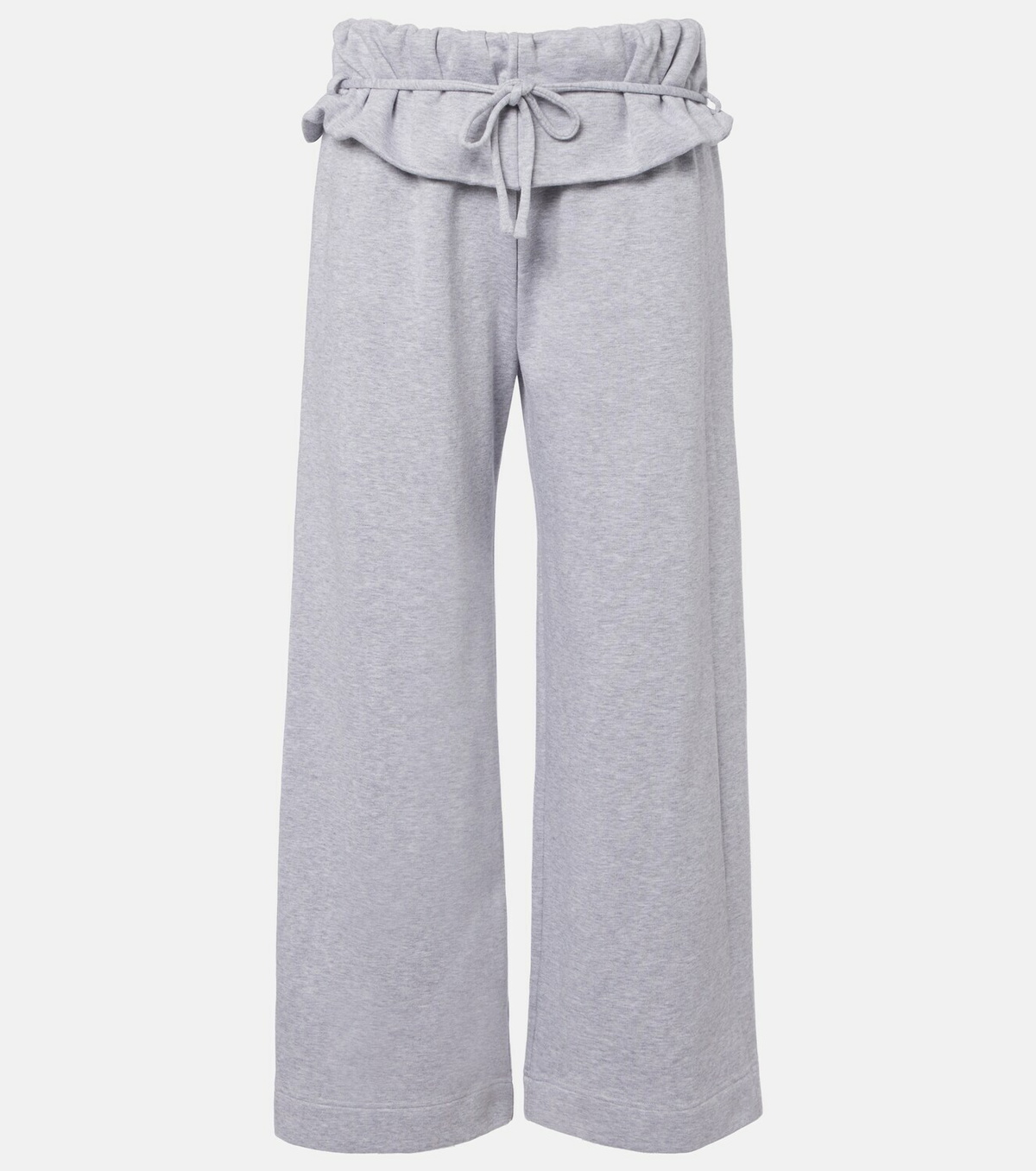 Magda Butrym Ruffled cotton-blend sweatpants