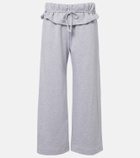 Magda Butrym Ruffled cotton-blend sweatpants
